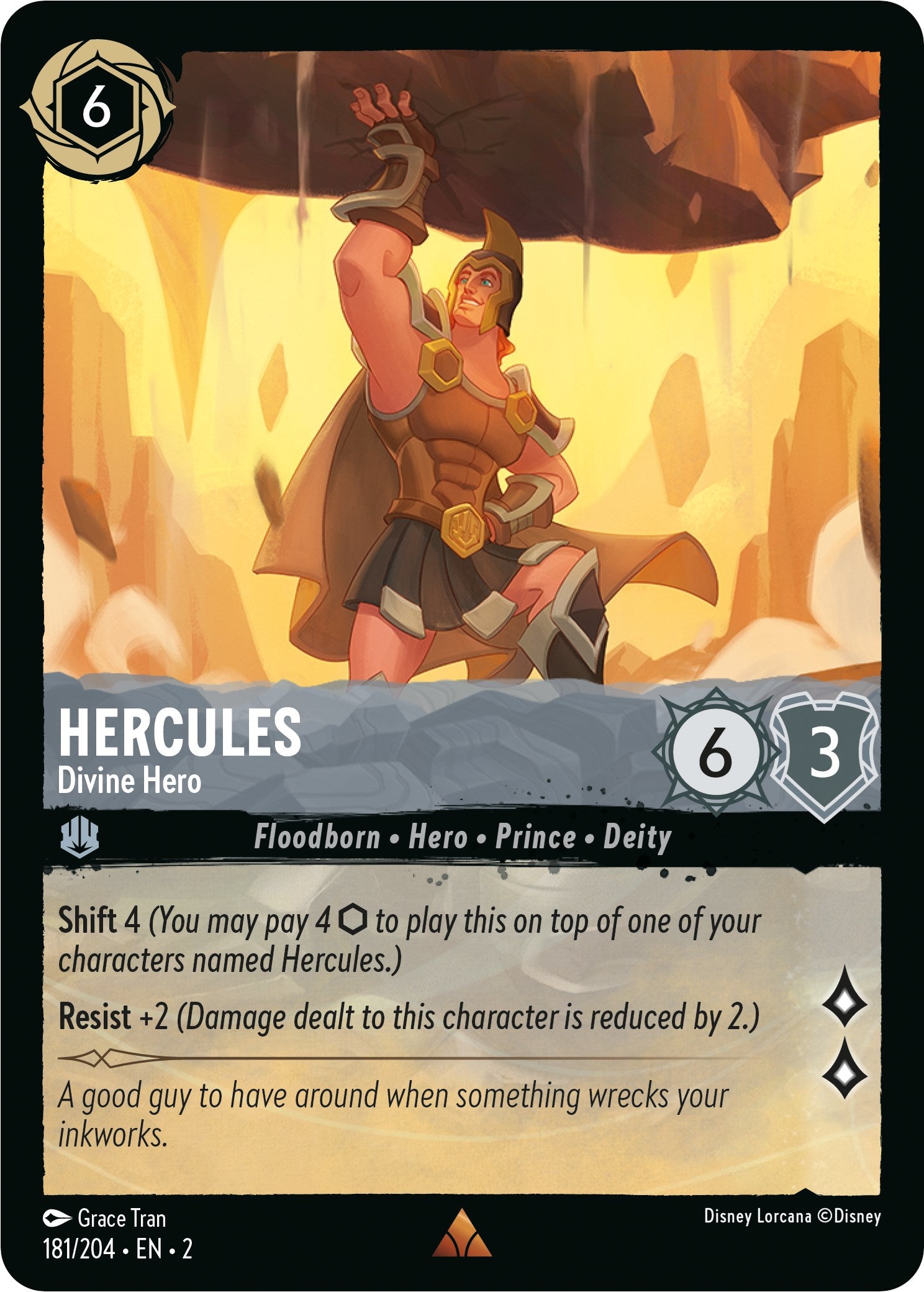 Hercules - Divine Hero (181/204) [Rise of the Floodborn] | Empire Gaming NC