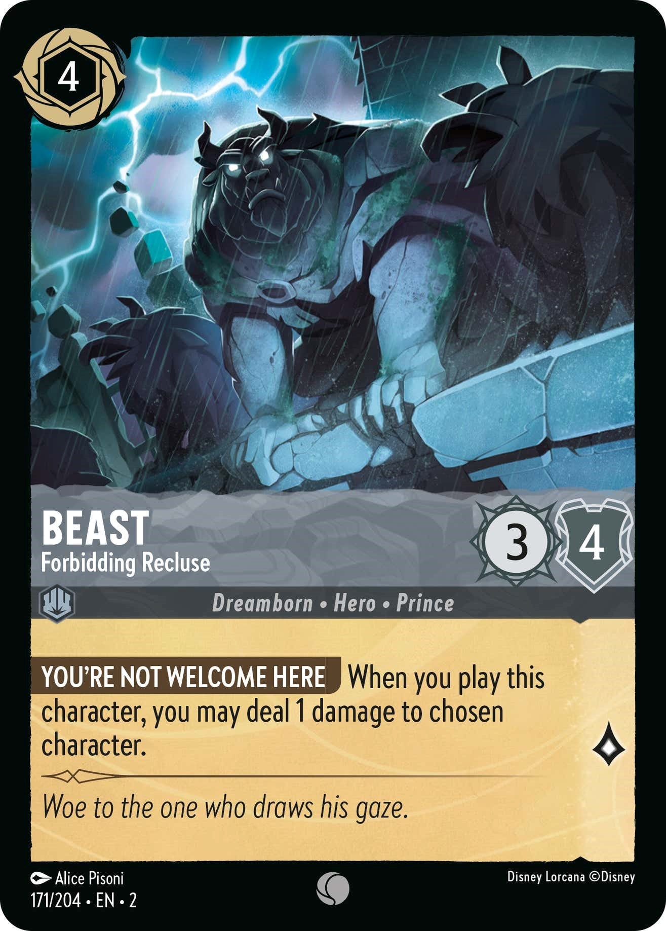 Beast - Forbidding Recluse (171/204) [Rise of the Floodborn] | Empire Gaming NC