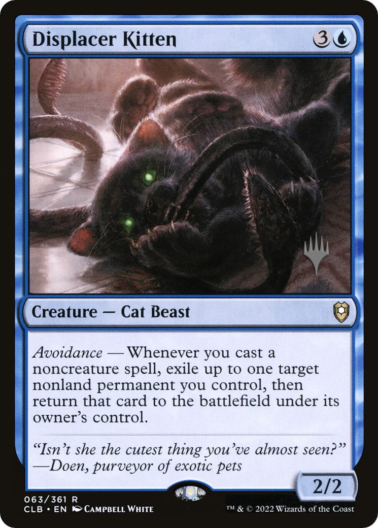 Displacer Kitten (Promo Pack) [The Lost Caverns of Ixalan Promos] | Empire Gaming NC