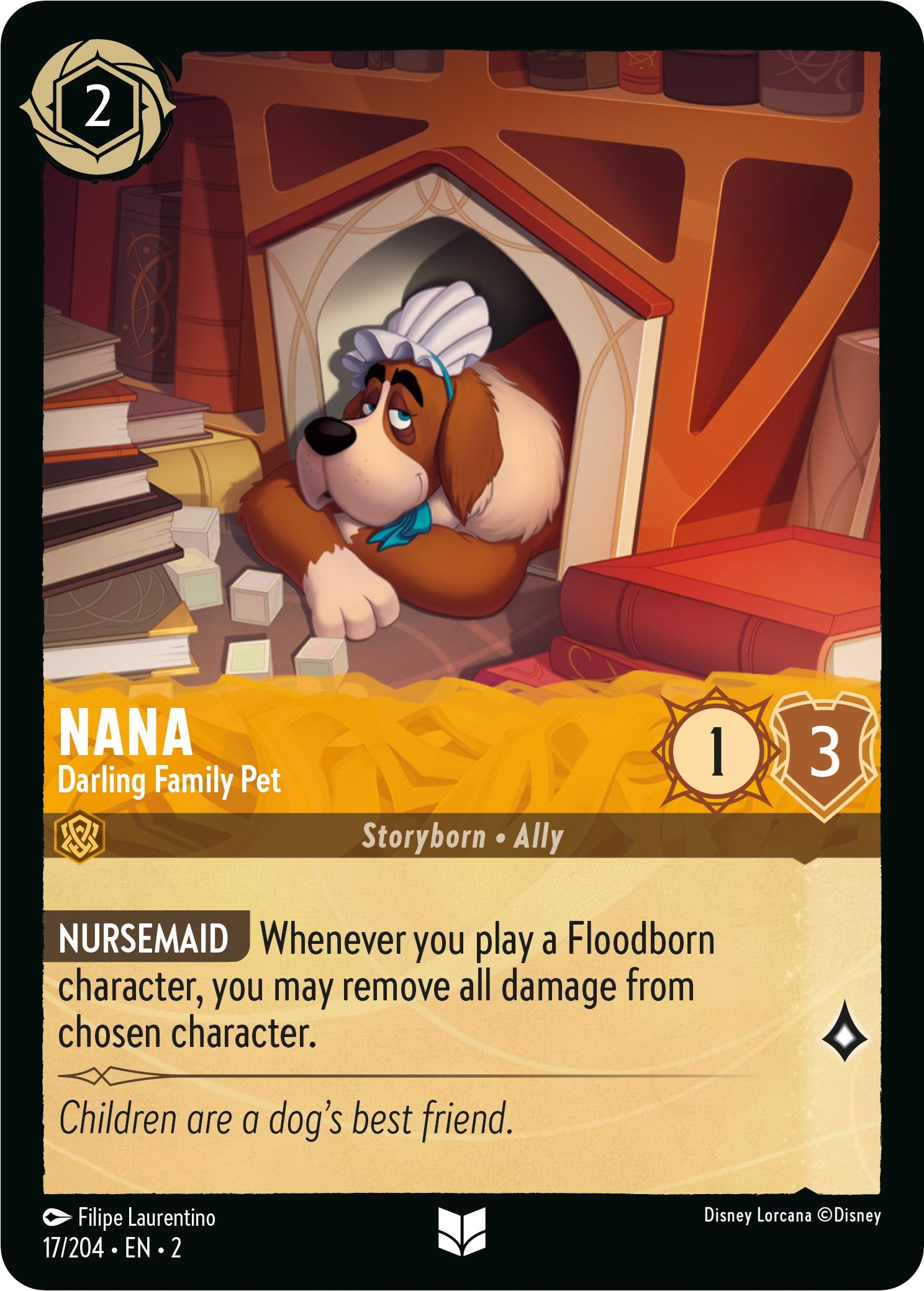 Nana - Darling Family Pet (17/204) [Rise of the Floodborn] | Empire Gaming NC
