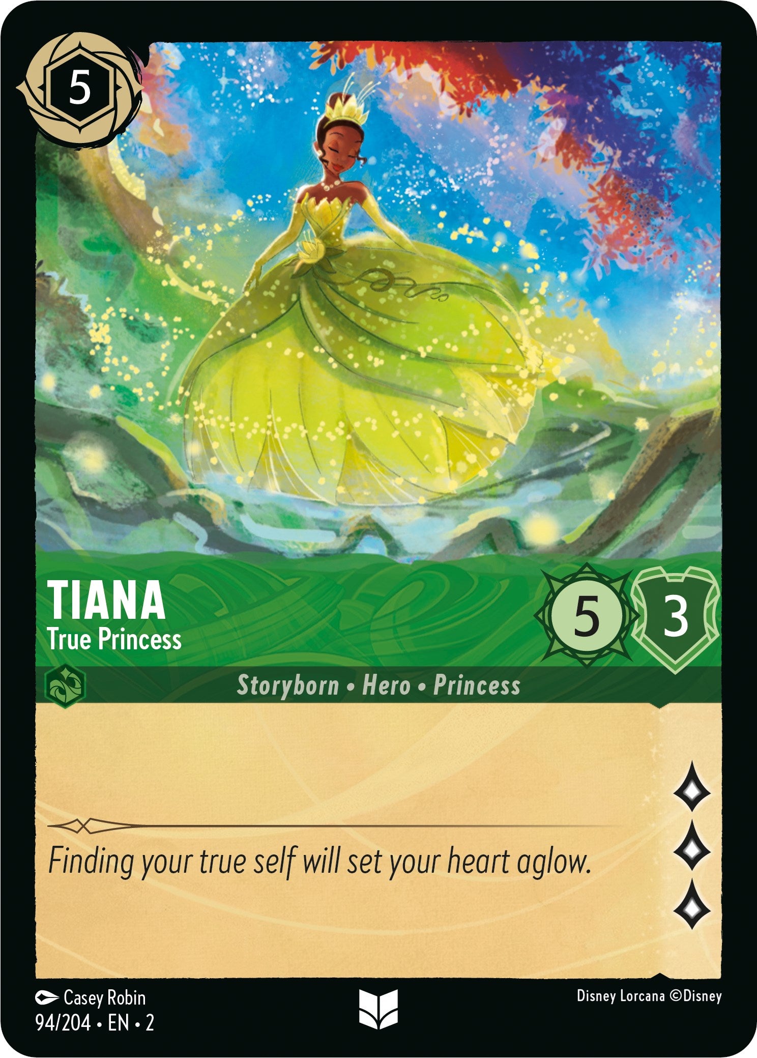 Tiana - True Princess (94/204) [Rise of the Floodborn] | Empire Gaming NC