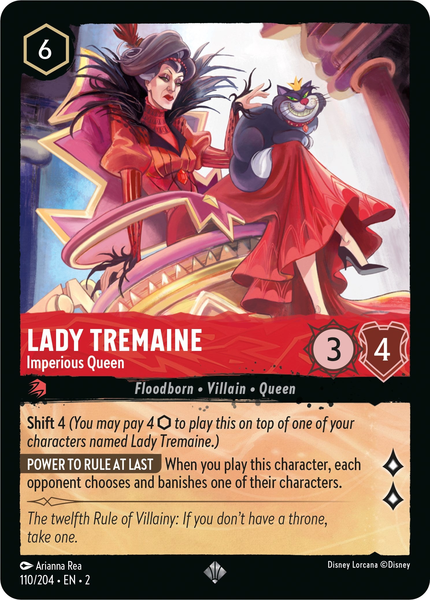 Lady Tremaine - Imperious Queen (110/204) [Rise of the Floodborn] | Empire Gaming NC
