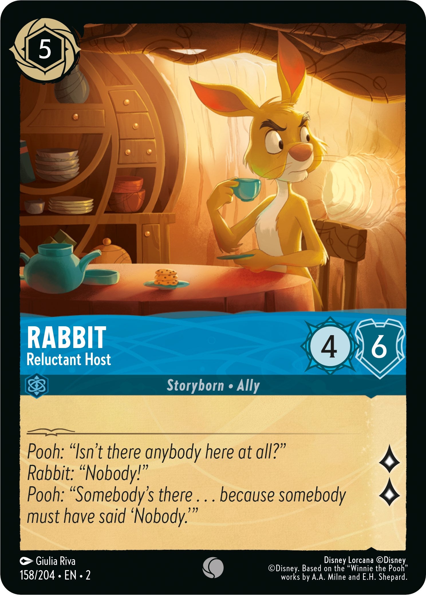 Rabbit - Reluctant Host (158/204) [Rise of the Floodborn] | Empire Gaming NC