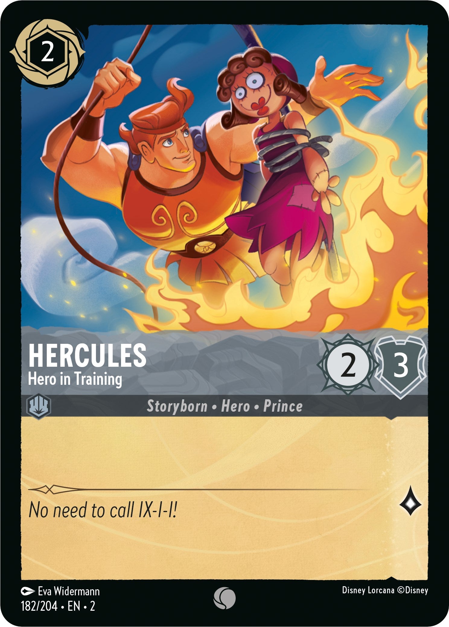 Hercules - Hero in Training (182/204) [Rise of the Floodborn] | Empire Gaming NC