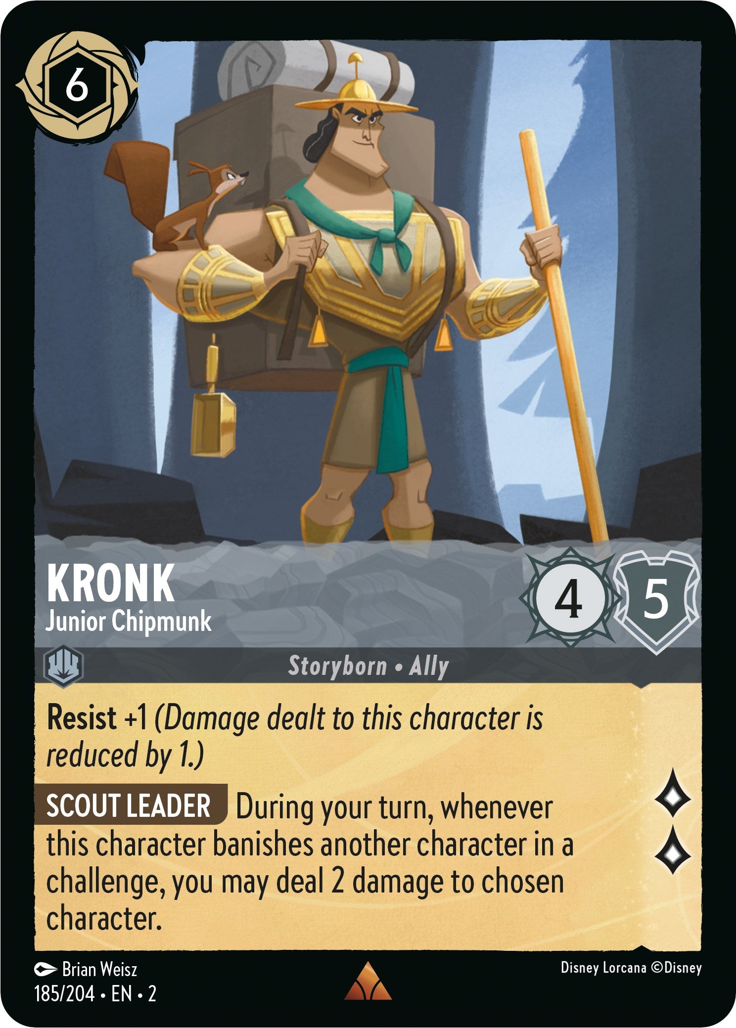 Kronk - Junior Chipmunk (185/204) [Rise of the Floodborn] | Empire Gaming NC