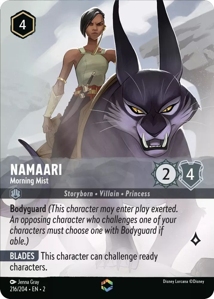 Namaari - Morning Mist (Enchanted) (216/204) [Rise of the Floodborn] | Empire Gaming NC