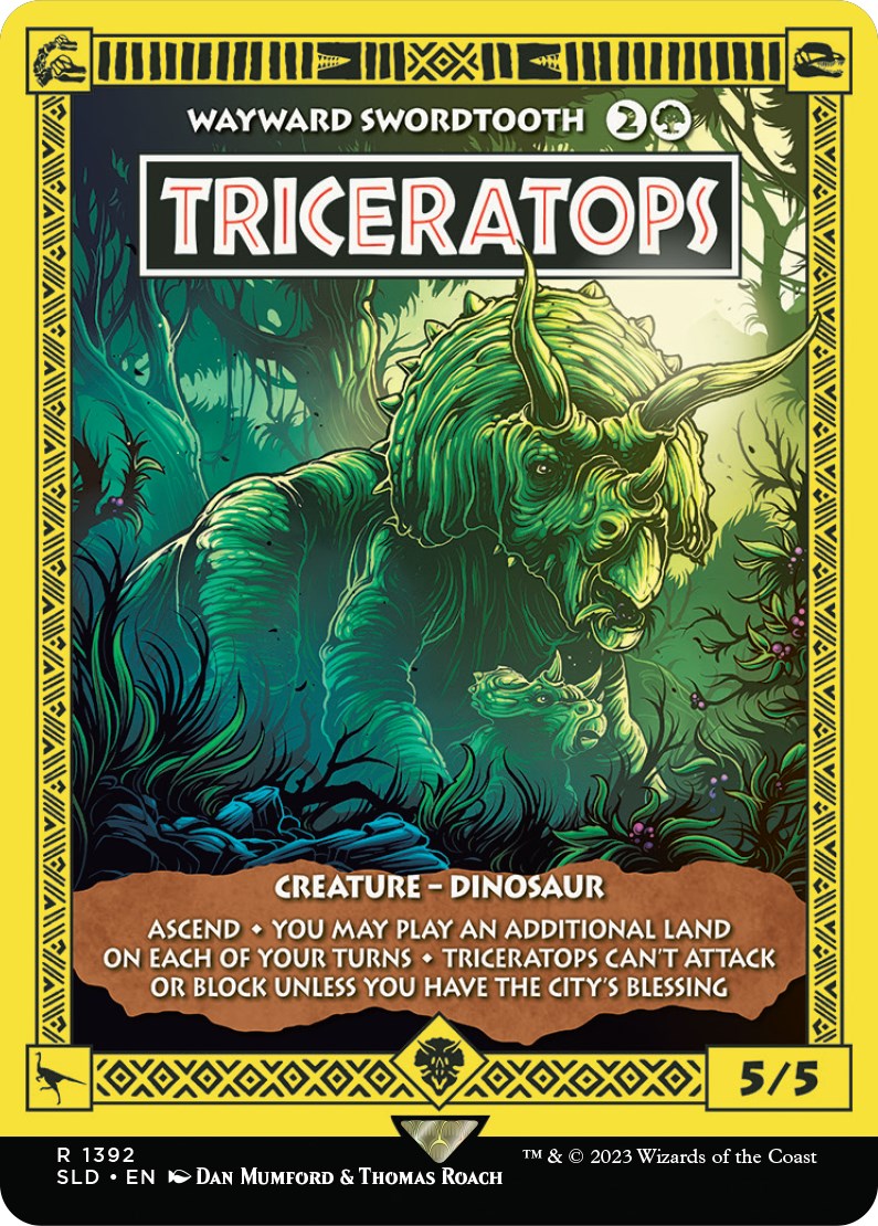 Triceratops - Wayward Swordtooth [Secret Lair Drop Series] | Empire Gaming NC