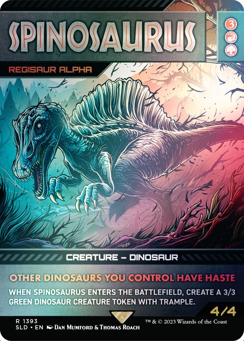 Spinosaurus - Regisaur Alpha (Rainbow Foil) [Secret Lair Drop Series] | Empire Gaming NC