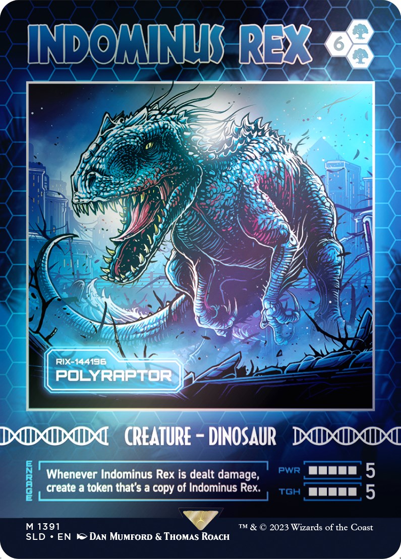 Indominus Rex - Polyraptor (Rainbow Foil) [Secret Lair Drop Series] | Empire Gaming NC