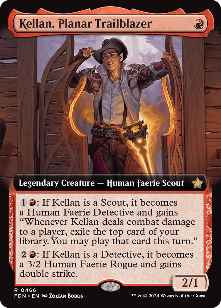 Kellan, Planar Trailblazer (Extended Art) [Foundations] | Empire Gaming NC