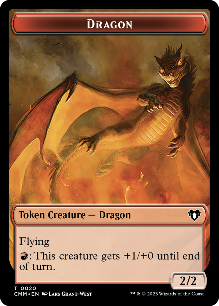 Dragon Token (20) [Commander Masters Tokens] | Empire Gaming NC