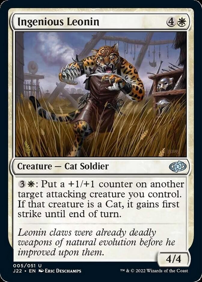 Ingenious Leonin [Jumpstart 2022] | Empire Gaming NC