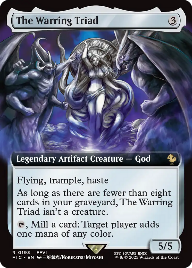 The Warring Triad (Extended Art) [FINAL FANTASY Commander] | Empire Gaming NC