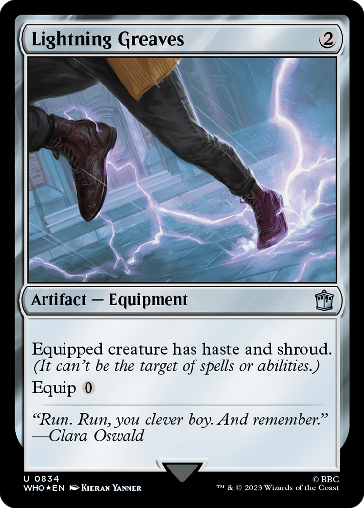 Lightning Greaves (Surge Foil) [Doctor Who] | Empire Gaming NC