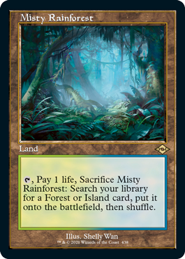 Misty Rainforest (Retro Foil Etched) [Modern Horizons 2] | Empire Gaming NC