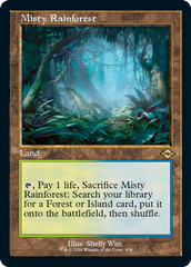 Misty Rainforest (Retro Foil Etched) [Modern Horizons 2] | Empire Gaming NC