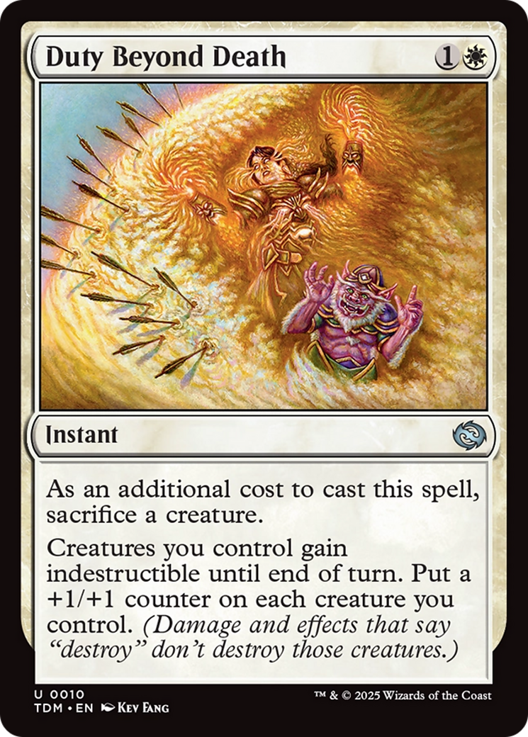 Duty Beyond Death [Tarkir: Dragonstorm] | Empire Gaming NC