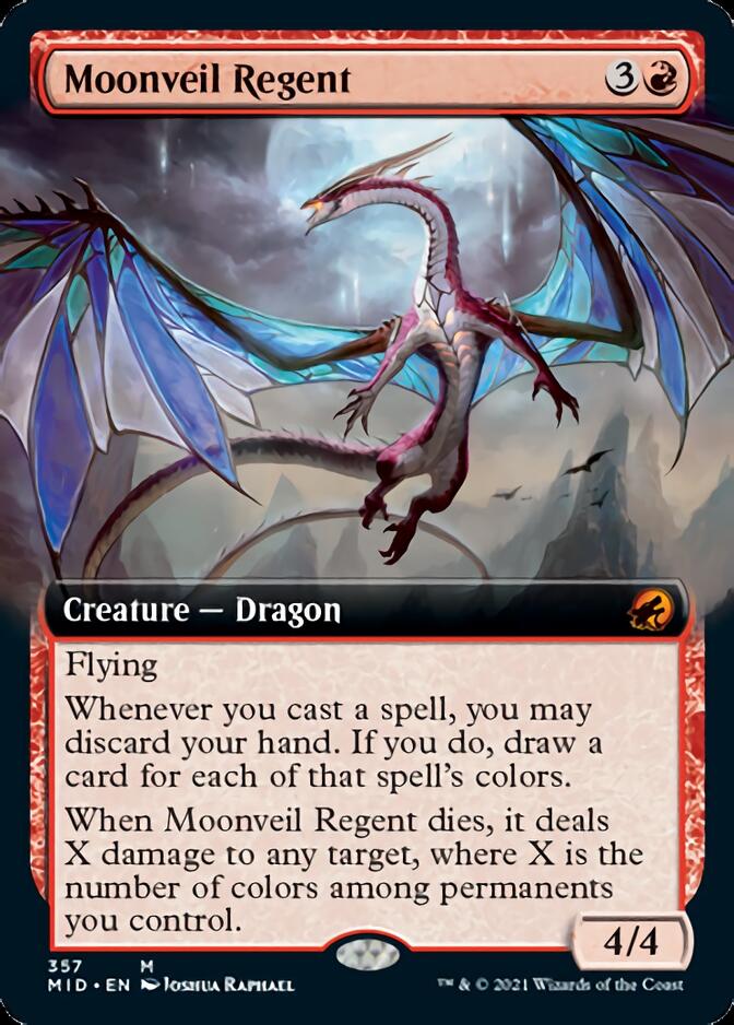Moonveil Regent (Extended Art) [Innistrad: Midnight Hunt] | Empire Gaming NC