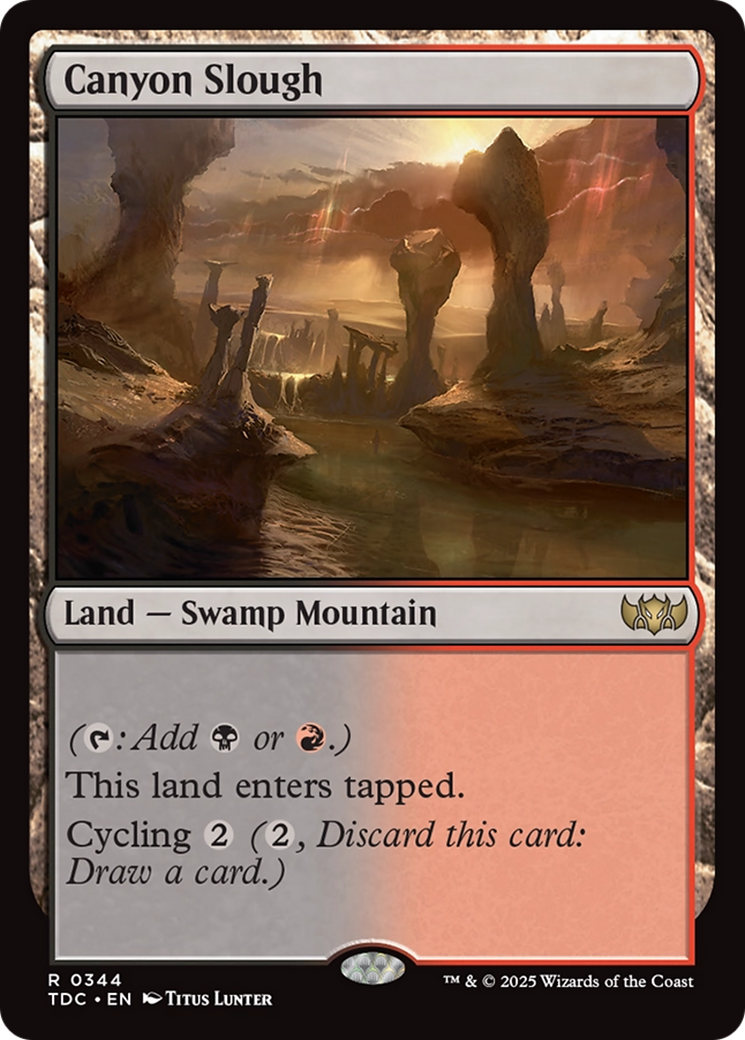 Canyon Slough [Tarkir: Dragonstorm Commander] | Empire Gaming NC
