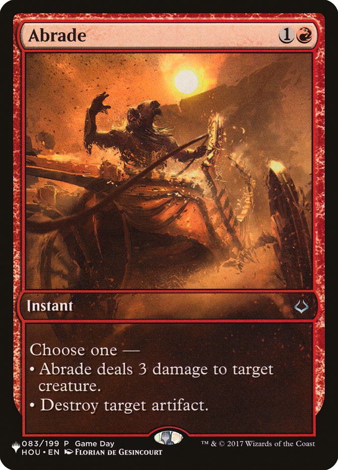 Abrade [The List] | Empire Gaming NC