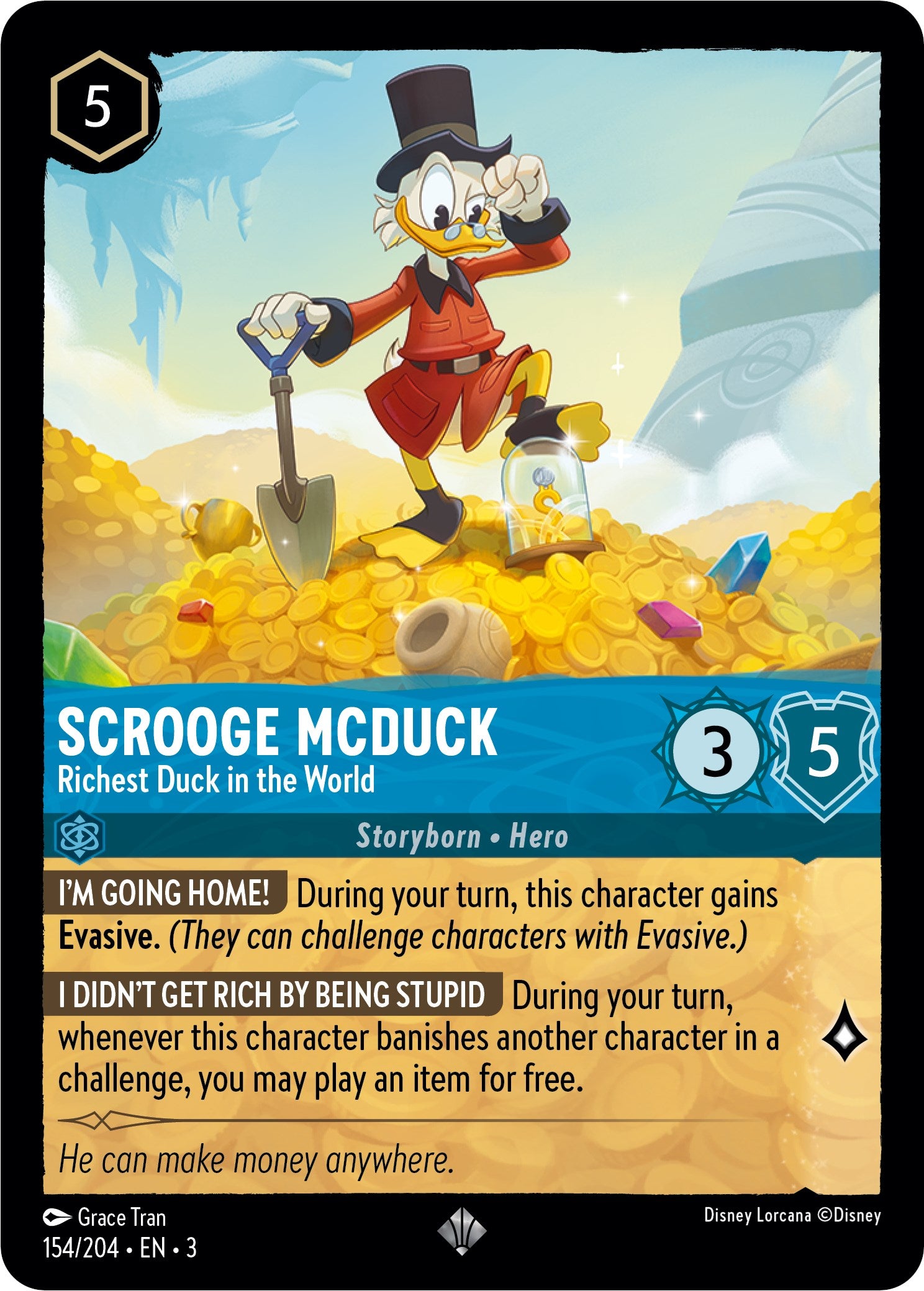 Scrooge McDuck - Richest Duck in the World (154/204) [Into the Inklands] | Empire Gaming NC