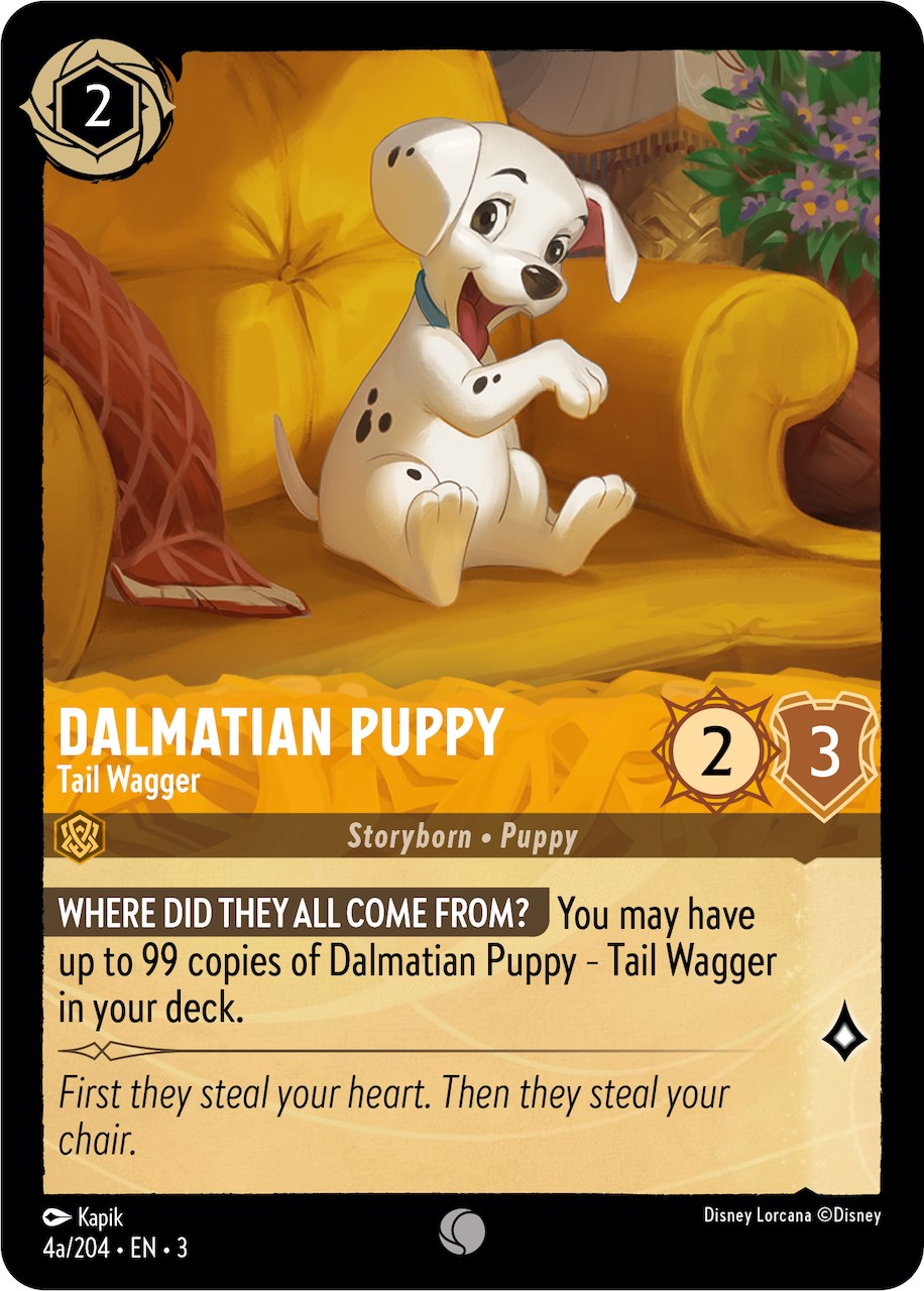 Dalmatian Puppy - Tail Wagger (4a) (4a/204) [Into the Inklands] | Empire Gaming NC