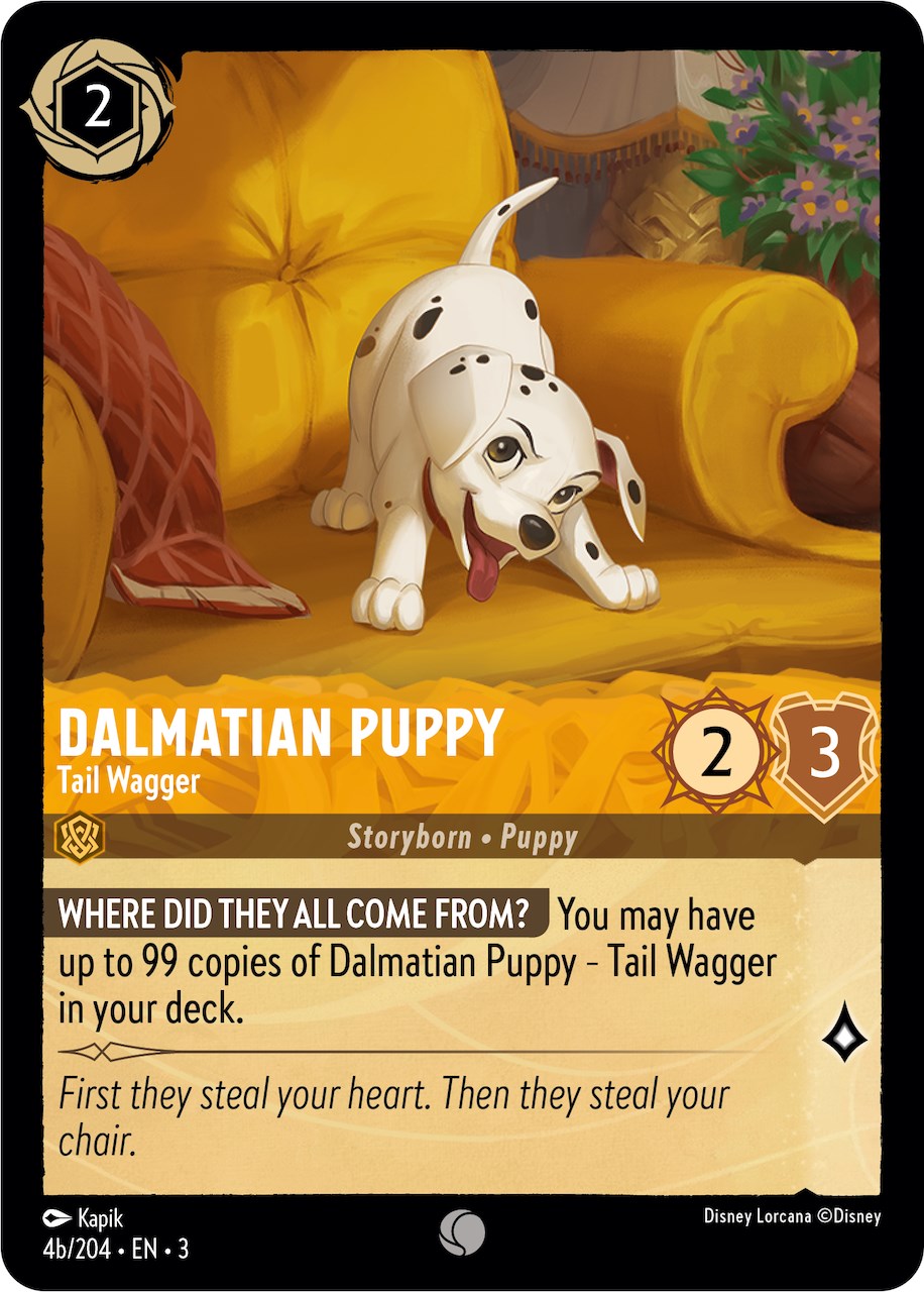 Dalmatian Puppy - Tail Wagger (4b) (4b/204) [Into the Inklands] | Empire Gaming NC