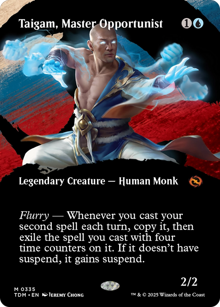 Taigam, Master Opportunist (Borderless) [Tarkir: Dragonstorm] | Empire Gaming NC