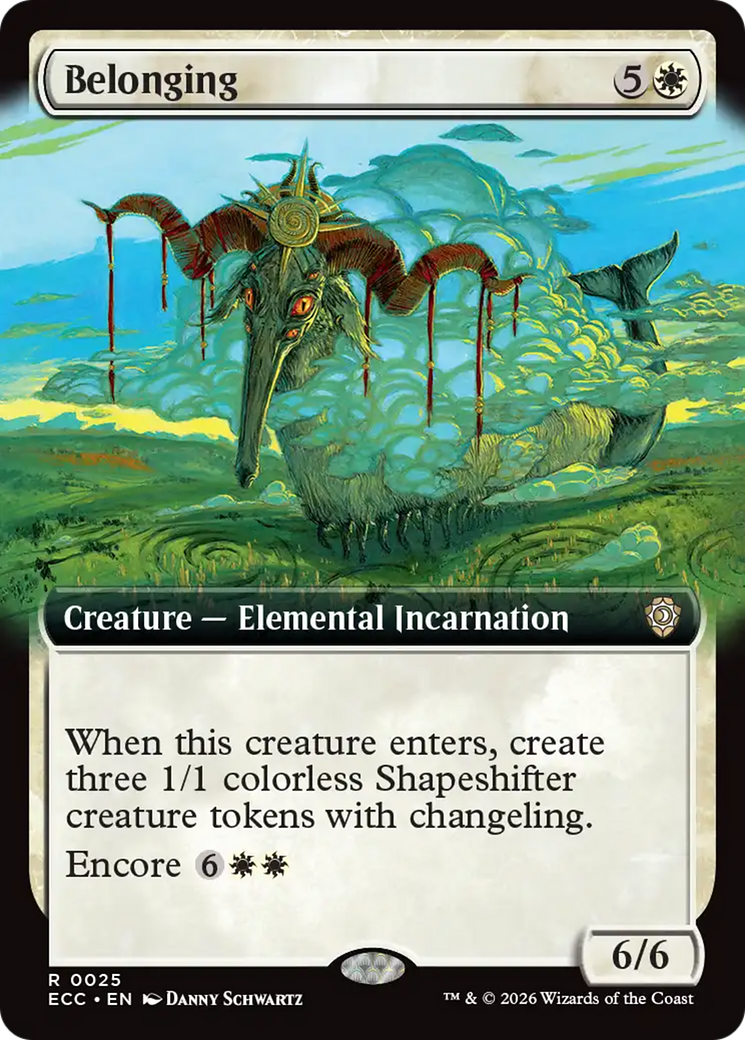 Belonging (Extended Art) [Lorwyn Eclipsed Commander] | Empire Gaming NC