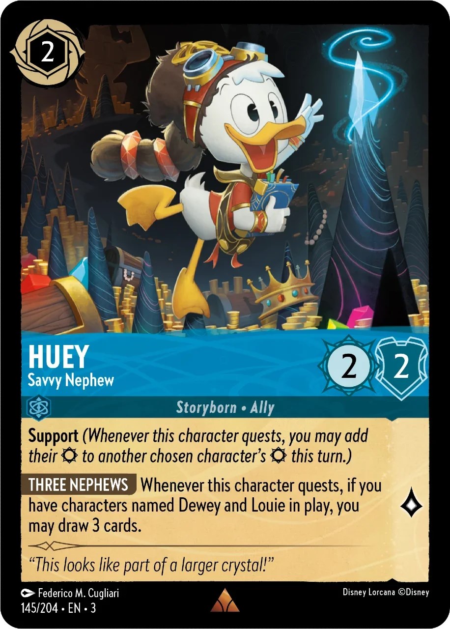 Huey - Savvy Nephew (145/204) [Into the Inklands] | Empire Gaming NC