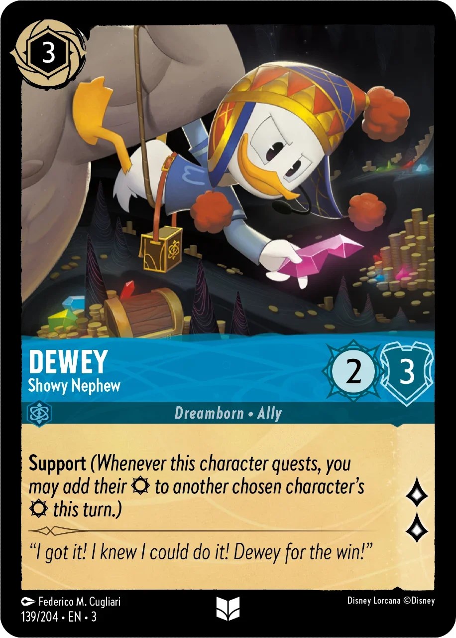 Dewey - Showy Nephew (139/204) [Into the Inklands] | Empire Gaming NC