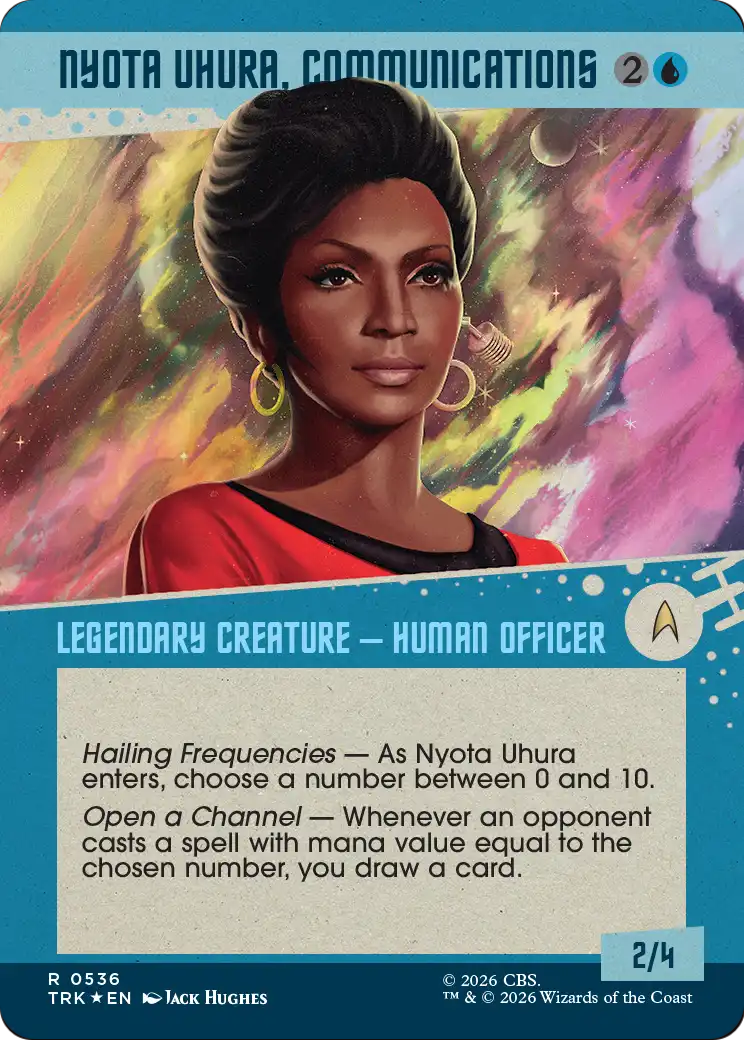 Nyota Uhura, Communications (Showcase) (Surge Foil) [Star Trek] | Empire Gaming NC