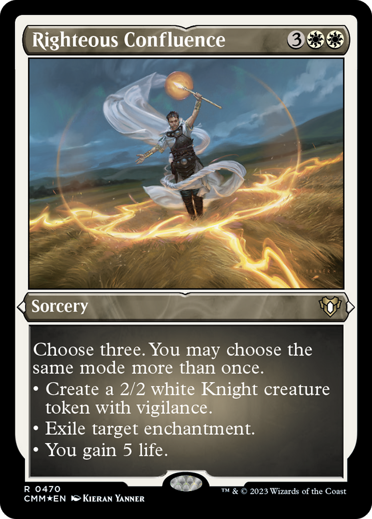 Righteous Confluence (Foil Etched) [Commander Masters] | Empire Gaming NC