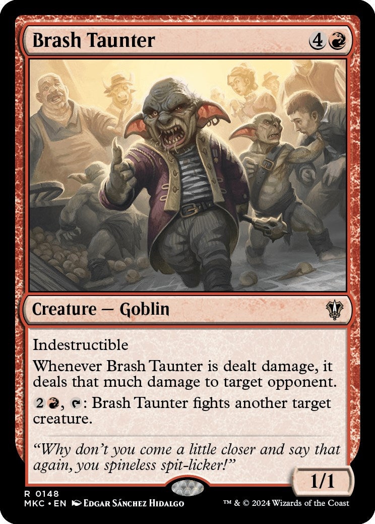 Brash Taunter [Murders at Karlov Manor Commander] | Empire Gaming NC