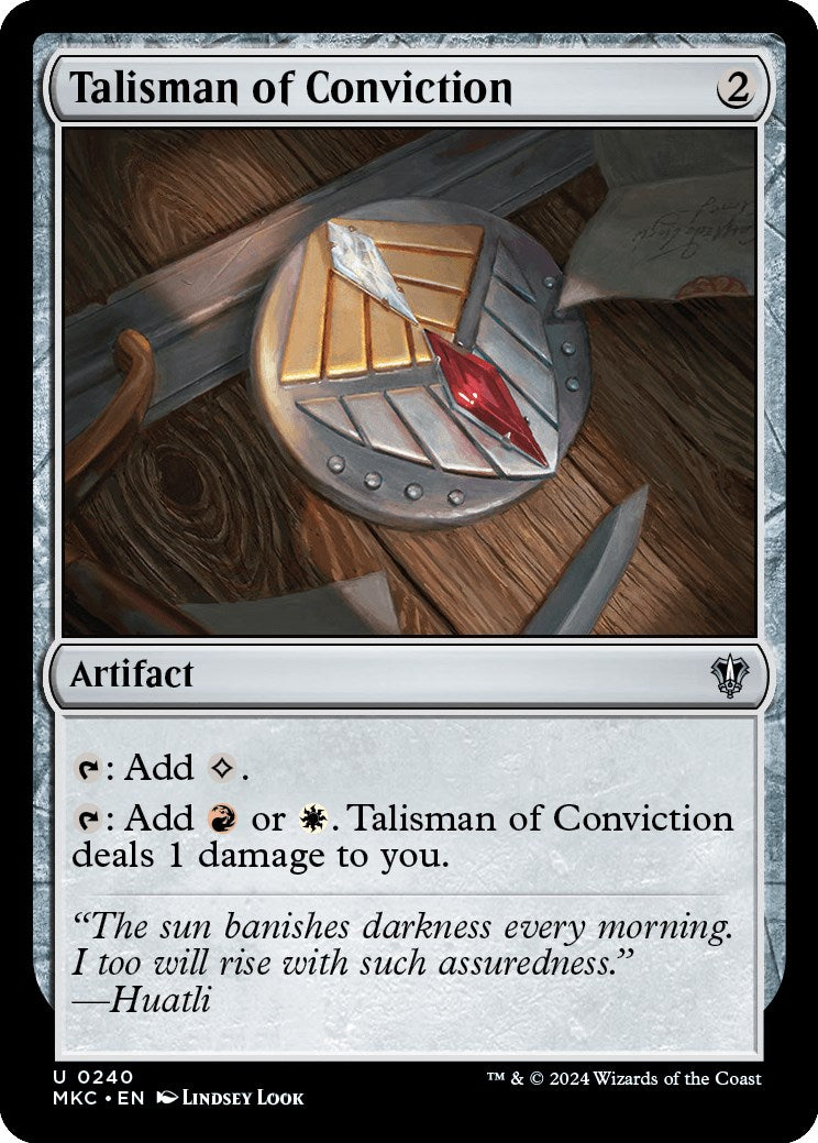 Talisman of Conviction [Murders at Karlov Manor Commander] | Empire Gaming NC