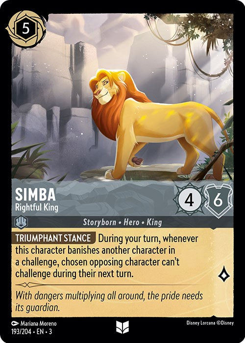 Simba - Rightful King (193/204) [Into the Inklands] | Empire Gaming NC