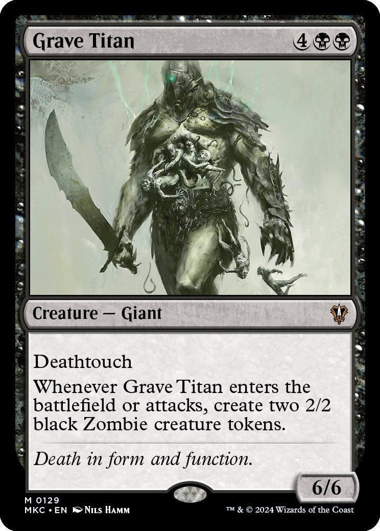 Grave Titan [Murders at Karlov Manor Commander] | Empire Gaming NC