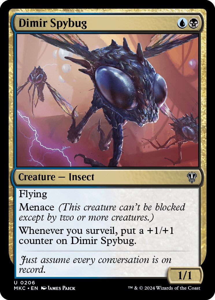 Dimir Spybug [Murders at Karlov Manor Commander] | Empire Gaming NC