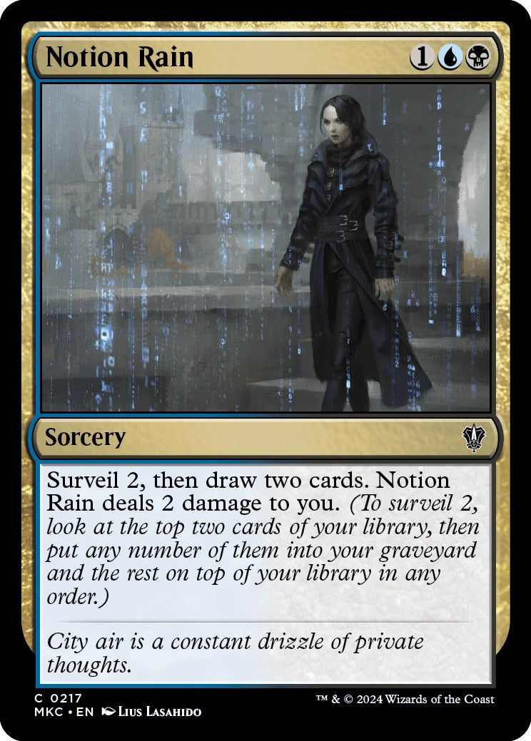 Notion Rain [Murders at Karlov Manor Commander] | Empire Gaming NC