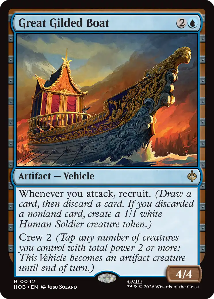 Great Gilded Boat [The Hobbit] | Empire Gaming NC