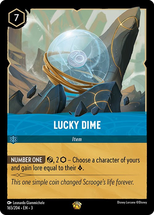 Lucky Dime (165/204) [Into the Inklands] | Empire Gaming NC