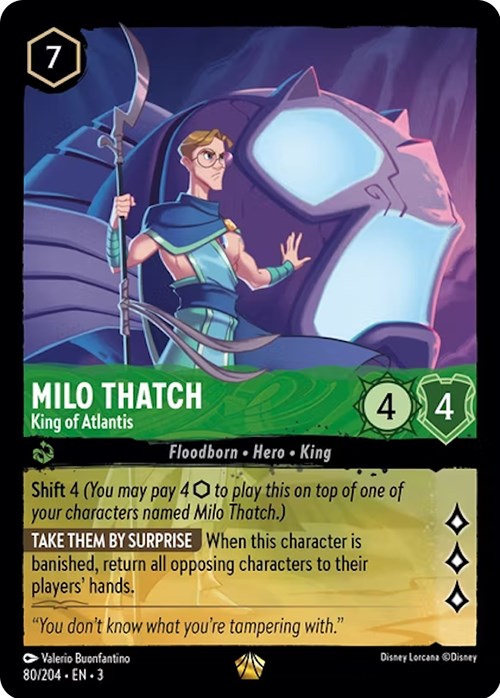 Milo Thatch - King of Atlantis (80/204) [Into the Inklands] | Empire Gaming NC