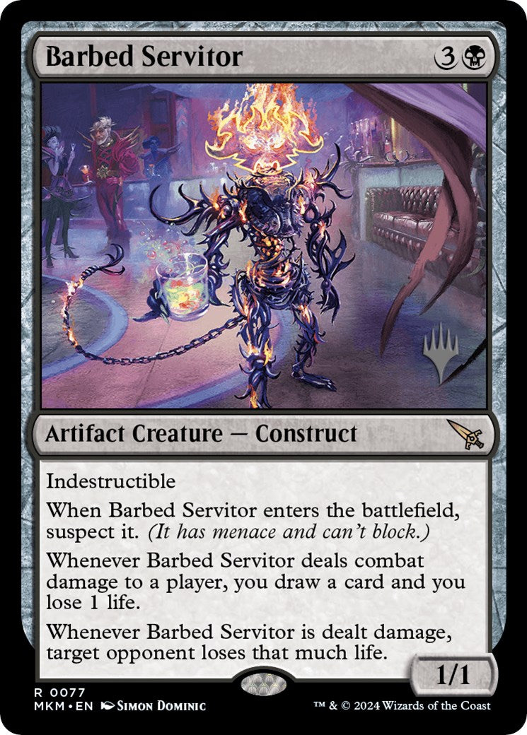 Barbed Servitor (Promo Pack) [Murders at Karlov Manor Promos] | Empire Gaming NC