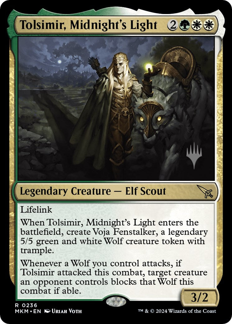 Tolsimir, Midnight's Light (Promo Pack) [Murders at Karlov Manor Promos] | Empire Gaming NC