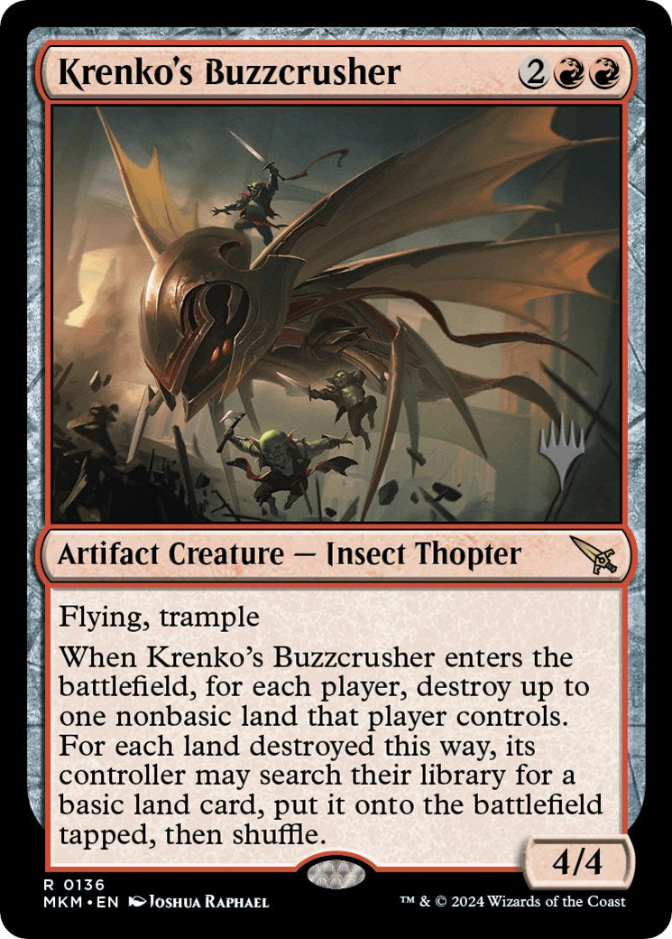 Krenko's Buzzcrusher (Promo Pack) [Murders at Karlov Manor Promos] | Empire Gaming NC