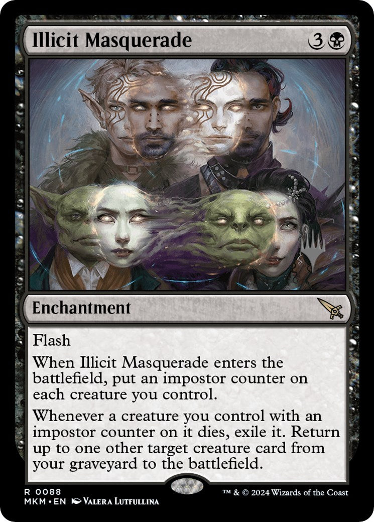 Illicit Masquerade (Promo Pack) [Murders at Karlov Manor Promos] | Empire Gaming NC