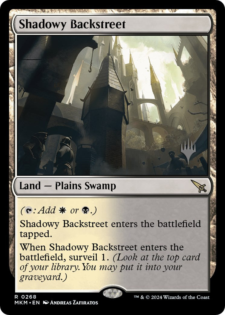 Shadowy Backstreet (Promo Pack) [Murders at Karlov Manor Promos] | Empire Gaming NC