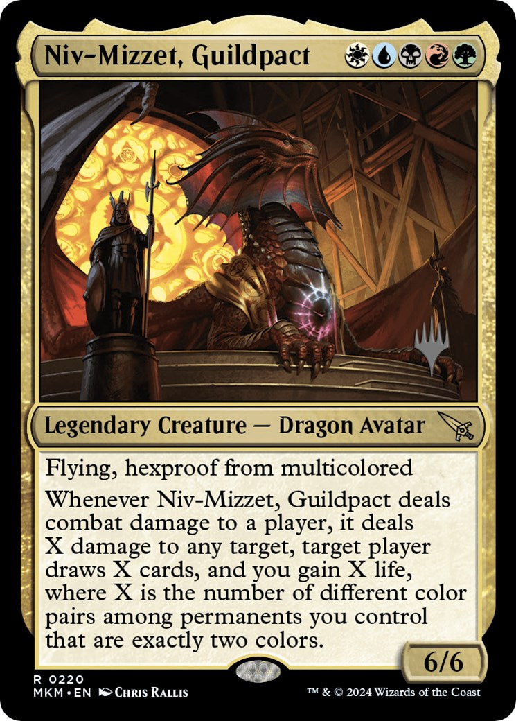 Niv-Mizzet, Guildpact (Promo Pack) [Murders at Karlov Manor Promos] | Empire Gaming NC