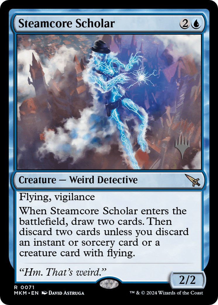 Steamcore Scholar (Promo Pack) [Murders at Karlov Manor Promos] | Empire Gaming NC