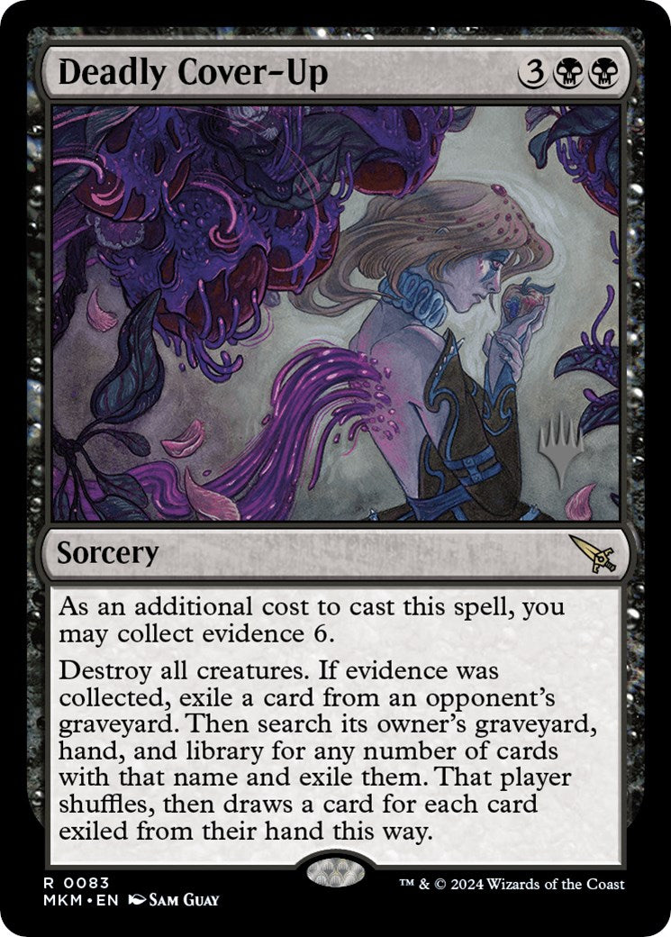 Deadly Cover-Up (Promo Pack) [Murders at Karlov Manor Promos] | Empire Gaming NC